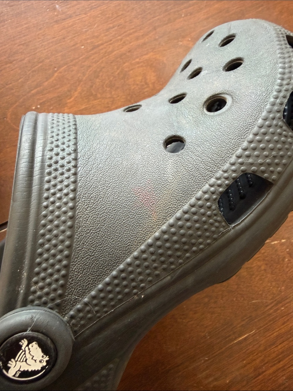 CROCS Kids Black Slip-On Clog Shoes Black - Picture 3 of 9
